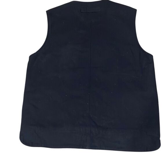 Duluth Trading Co Men’s Large Black with Interior Khaki Fleece Full Zip Hunting - Picture 6 of 11